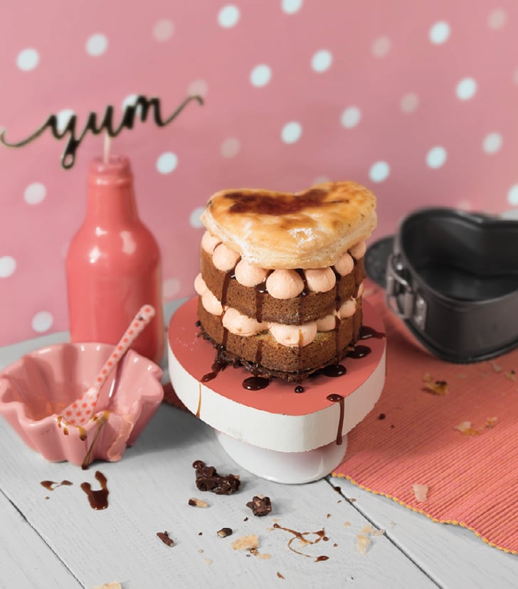 Mini Torte in herzform aus der Kaiser Mini Backform