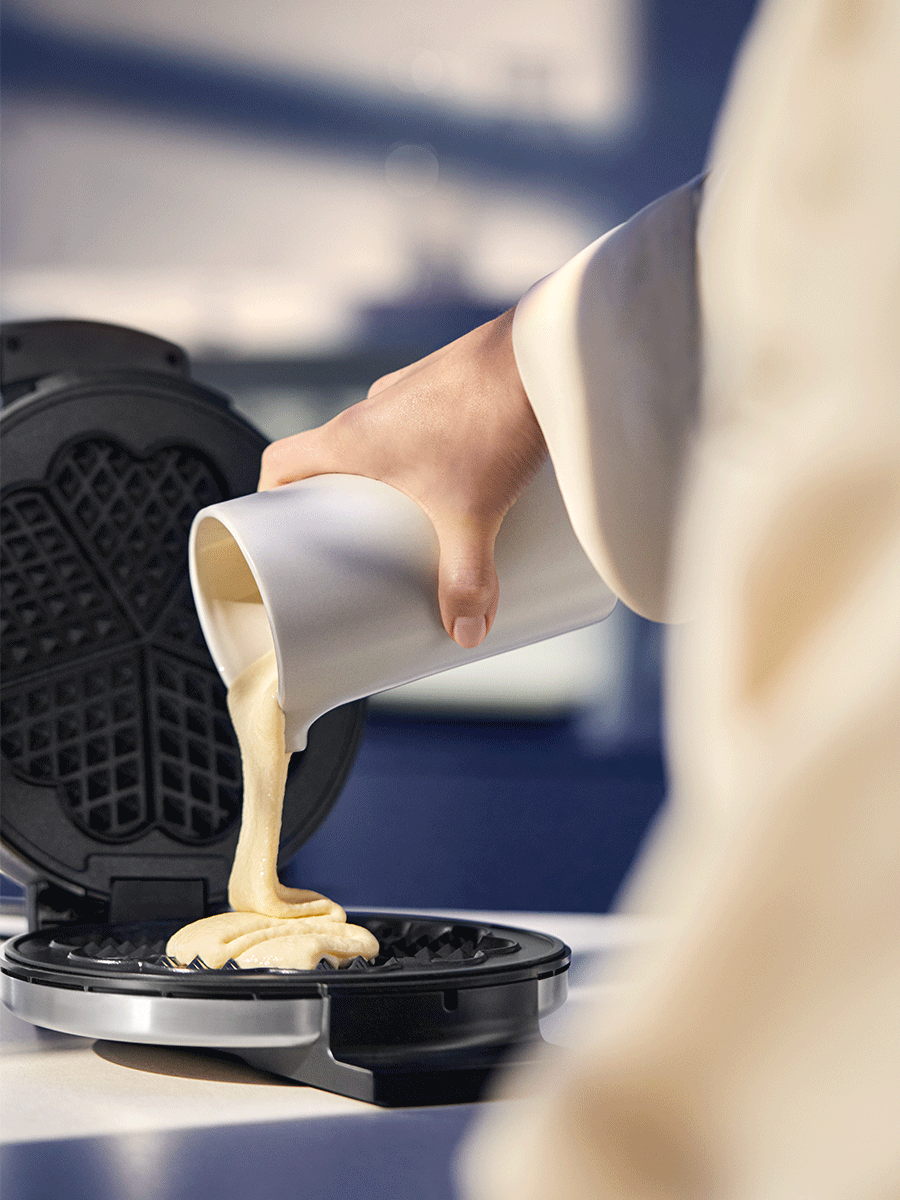 Waffeln backen