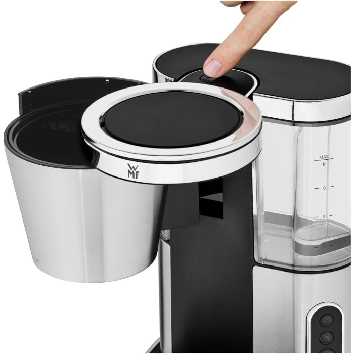 WMF Lono Aroma Cafetière Isotherme Filtre 10/15 Tasses Machine à Café,  Système Aroma Perfection pour un Café Plein d'Arôme dès la 1ère Tasse  Design Inox Haute Qualité 800 W 0412310011 : 