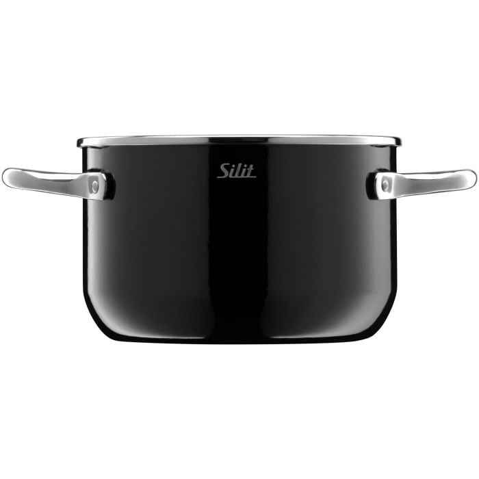 Silit Silargan Elegance Line Soup Pot with lid 16cm, Black