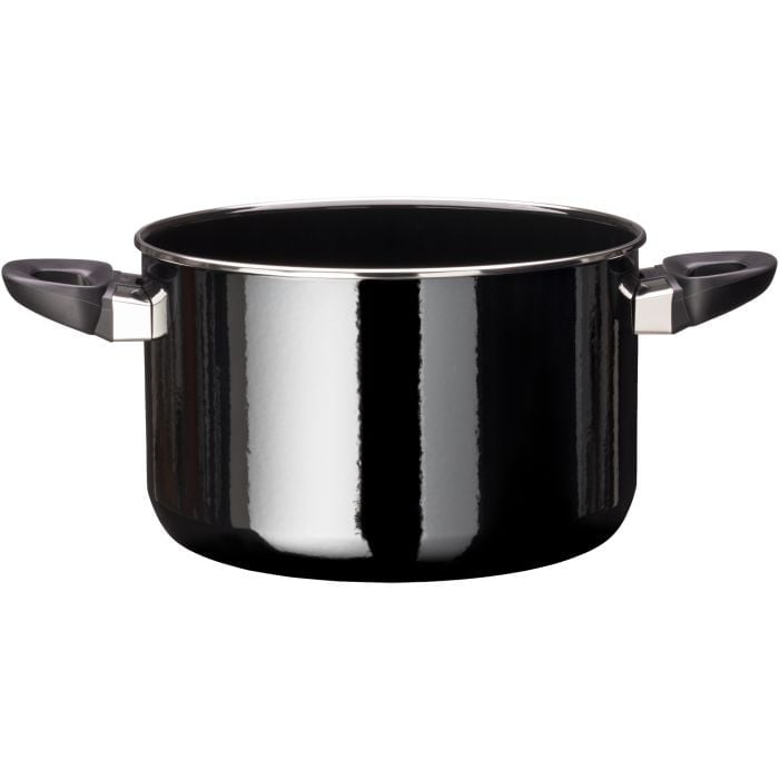 Silit Silargan Modesto Line Soup Pot 24cm with lid, Black