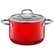 Silit Silargan Passion Soup Pot with lid 20cm Red
