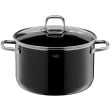 Silit Silargan Elegance Line Soup Pot with lid 24cm, Black