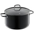 WMF Fusiontec Essential Soup Pot with lid 24cm Black