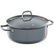 WMF Fusiontec Essential Braising Pan with lid 24cm Calm Grey