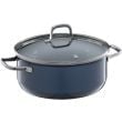 WMF Fusiontec Essential Braising Pan with lid 24cm Blueberry
