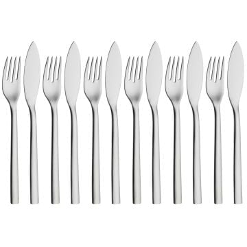 Fish knife and fork set Nuova 12-piece