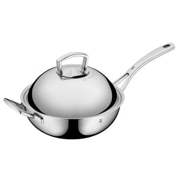 WMF Wok Multiply 28 cm with stainless steel lid