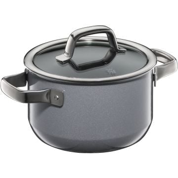 Silit Silargan Modesto Line Soup Pot 16cm with lid, Black