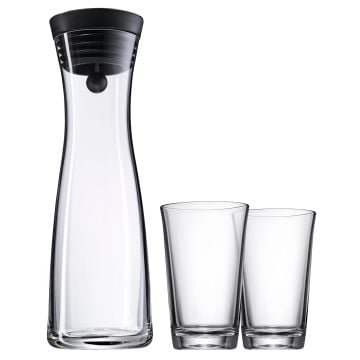 Basic Set Wasserkaraffe mit 2 Gläsern