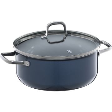 WMF Fusiontec Essential Braising Pan with lid 24cm Blueberry
