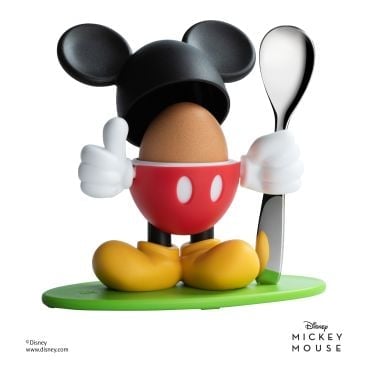 Eierbecher-Set Disney Mickey Mouse mit Löffel, 2-teilig