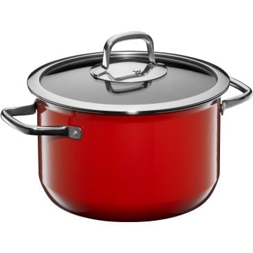 WMF Fusiontec Compact Soup Pot 22cm Red