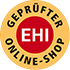 Zertifiziert durch das EHI Retail Institute GmbH.