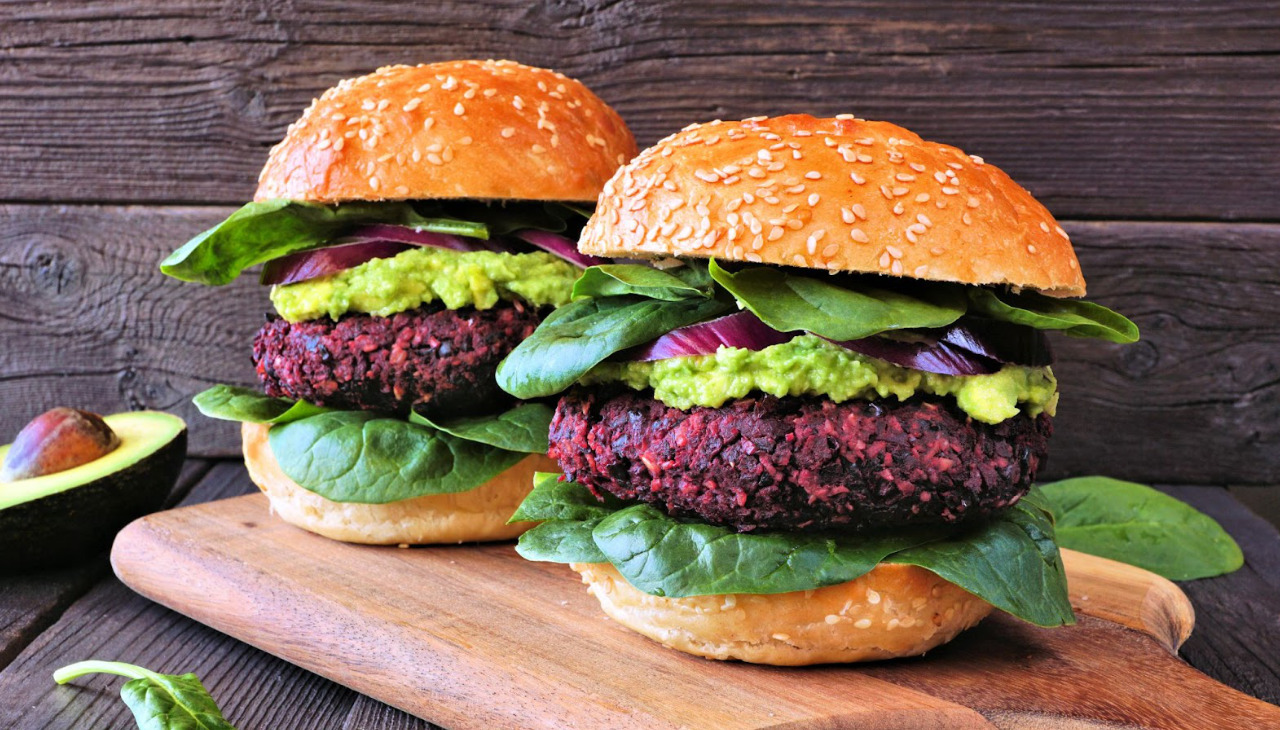 Vegetarischer Rote Bete Burger