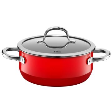 Silit Silargan Passion Braising Pan with lid 20cm Red