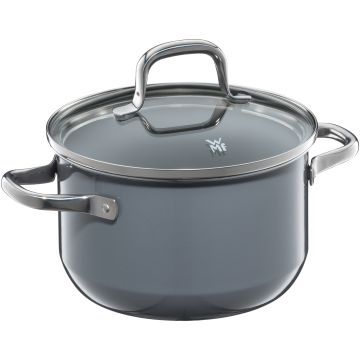 WMF Fusiontec Essential Soup Pot with lid 16cm Calm Grey