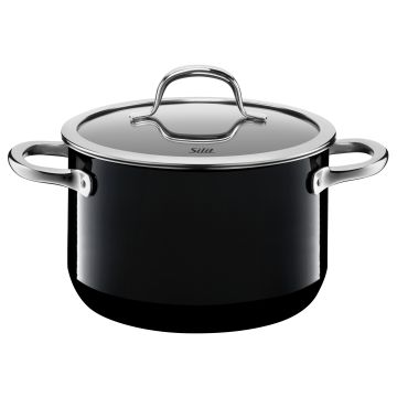 Silit Silargan Passion Soup Pot with lid 20cm Black
