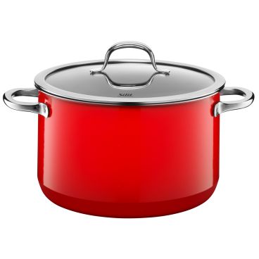 Silit Silargan Passion Soup Pot 24cm with lid Red