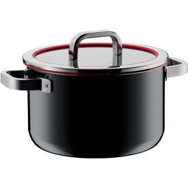 WMF Fusiontec Functional Soup Pot 24cm with lid Black