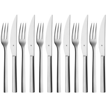 Steak Knife and Fork Set Nuova, 12-piece