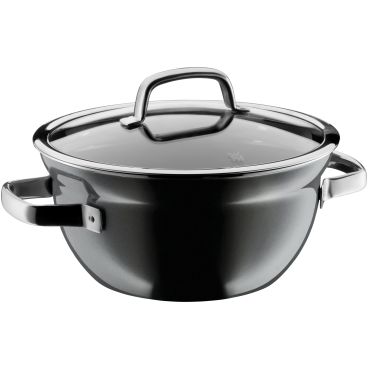 WMF Fusiontec Mineral Cooking Bowl 24cm with lid Platinum