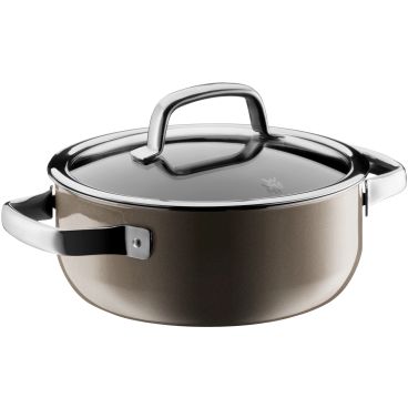 WMF Fusiontec Mineral Braising Pan 20cm with lid Dark Brass
